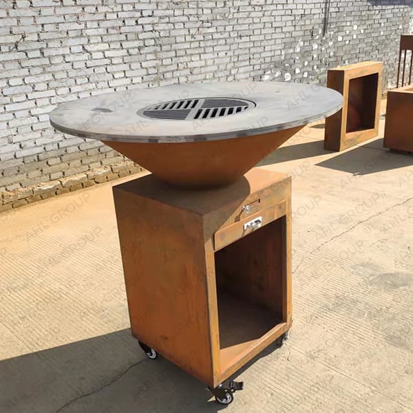 <h3>Charcoal Grill BBQ Fire Pit For Garden Patio Set Burner Ring </h3>
